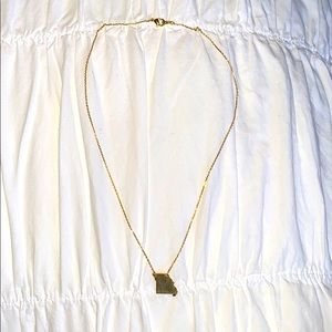 Gold Missouri necklace